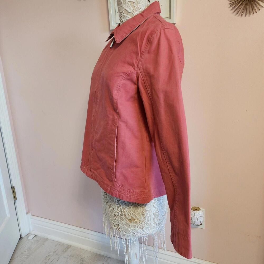 LKNW Dri Duck for her womans Pink Coat jacket Large pink - Picture 6 of 9